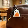 Novo chaveiro de couro com cabeça de abóbora de Halloween, design fofo de desenho animado, divertido e estiloso, perfeito como um pequeno presente ou acessório para bolsas femininas