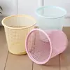Lixeira Doméstica de Plástico Aberta Vaso de Lixo Vaso Sanitário Escritório Banheiro Dormitório Sala de Estar Vazado Cozinha