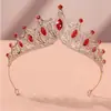 Em Estoque Acessórios Europeus e Americanos para Vestidos de Noiva Coroa liga de cristal Headband festa de aniversário de princesa Coroa