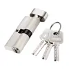 Cilindro de Cerradura Pequeño de Cobre de 70 mm para Puerta de Dormitorio, Núcleo de Cerradura Antirrobo para Puerta Interior de Madera, Accesorios para Cuerpo de Cerradura, Ferretería para Puertas Interiores, Tipo Universal para el Hogar