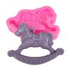 Llavero Colgante de Unicornio Troyano de Hueso de Mariposa DIY Molde de Silicona con Espejo Colgante de Elefante Molde de Goma para Resina Epoxi