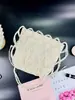 Bolso de Mano Tejido a Mano con Perlas Artificiales Acrílicas Estilo Socialité Dulce Retro Blanco Bolso de Noche
