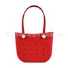 Bolsa de Praia de Eva Estilo Coreano, Bolsa para Acessórios DIY, Bolsa Transversal, Bolsa de Mão Feminina, Bolsa Coreana de Furos de Nicho