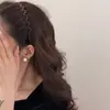 Faixa de Cabelo Fofa Ondulada com Dentes, Antiderrapante, Textura Alta, Fosca, para Mulheres, Especificamente para Lavar o Rosto, Faixa de Cabelo para Prender o Cabelo