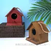 Caja de Cría Nido de Pájaro de Madera Maciza Piel de Tigre Peonía Periquito Nido de Pájaro Nido Colgante Nido de Loro Jaula de Pájaro Cálida Accesorios Suministros