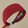 Diadema Roja de Año Nuevo para Mujer de Otoño e Invierno, Pasador de Moda Elegante de Gama Alta, Diadema de Punta Alta, Accesorio para el Cabello