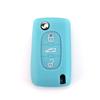 Aplicable a Citroen Sega funda de silicona para llave plegable de 3 botones funda para llave Kaixuan C4C6 estuche protector de epoxi para coche