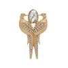 Broche de Moda Explosiones Europeas y Americanas de Alta Gama para Mujer Retro Sensación de Alta Gama Nicho Exagerado Diamantes Incrustados Animal Ramillete Pin Accesorios