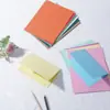Cartões de Cumprimentos Coloridos Dobráveis em Branco Pronta Entrega Cartões para DIY com Desenhos Imprimíveis Cartões de Celebridades Cartões Manuscritos Cartões de Cumprimentos Universais para Feriados