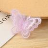 Ponto de cor de borboleta de organza dupla renda de borboleta tridimensional renda acessórios de joias acessório de cabeça acessórios de cabelo material
