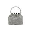 Bolso Brillante de Moda para Mujer, Modelo 2026, Estilo Europeo y Americano, Adornado con Cadena, Bolso Cruzado de Hombro Tipo Cubo de Alta Moda