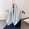 Pañuelo Cuadrado Pequeño de Algodón Puro Estilo Europeo y Americano con Patrón de Anacardo, Pañuelo de Seda Estampado de Alta Gama, Pañuelo para la Cabeza, Chal, Pañuelo para el Cuello, Pañuelo Profesional para el Cuello de Mujer, Bufanda
