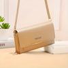 Cartera Nueva para Mujer 2024 Estilo Coreano Bolso de Hombro Multifuncional Clutch Mediano Monedero Ventas Directas de Fábrica