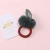 Internet Celebrante Lindo Super Lindo Anillo de Cabello de Conejo Niña Dibujos Animados Felpa Horquilla Coreana Niños Sencillo Bola Accesorios para el Cabello