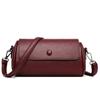 Bolso Pequeño para Mujer 2025 Nueva Moda Trendy Versátil Cilíndrico Hombro Cruzado Bolso Boston Almohada Bolso de Mujer