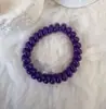 Corda de Celular Colorida Arco-Íris de Verão, Elástico para Cabelo, Corda para Rabo de Cavalo, Elástico de Borracha de Alta Elasticidade, Acessórios de Cabelo Elegantes para Mulheres