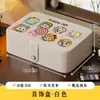 Caja de almacenamiento de joyas, pequeña y portátil, para collares, pendientes y otros accesorios; organizador de joyería para prevenir la oxidación