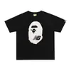 Versión de Alta Gama Transfronteriza Marca de Moda Manga Corta Unisex Estampado de Letras Estilo Callejero Americano Algodón Puro Holgada Camiseta Casual para Pareja