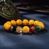 Colección Completa de Pulseras de Arena de Cristal Año 2026 Año del Caballo Zodiacal Pulseras de Arena Bermellón para Hombre y Mujer para Suministro de Vendedor Ambulante y Regalo al por Mayor