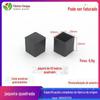 Tampão para tubo quadrado 20*20 Tapete quadrado para mesa e cadeira Manga de borracha Tampão para tubo quadrado Revestimento quadrado de PVC