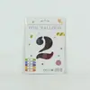 Venta al por mayor estilo INS comercio electrónico transfronterizo 16 pulgadas Exquisitamente empaquetado digital empaque individual de tarjeta de papel globos de papel de aluminio, versión delgada americana