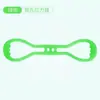 Elástico de Yoga para Expansão do Peito em Casa Feminino Fitness Corda Elástica Masculina Corda de Tensão com Duplo Buraco Tensor de Tensão em Formato de 8 de Silicone