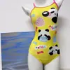 Maiô feminino de camada única, sem bojo, Lycra, modelo profissional de competição, para treino em piscina e esportes