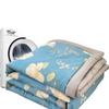 Colcha Estampada Nanjiren Colcha de Verão para Ar Condicionado Quarto Amigável à Pele Algodão Puro Colcha Refrescante de Verão Dormitório Estudantil Colcha para Soneca de Algodão Puro