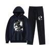 Leyenda del viento de espada Berserk talla europea comercio exterior estampado otoño e invierno suéter para hombre y mujer sudadera con capucha