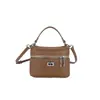Bolso de Mano Cuadrado Pequeño Retro Moderno de Moda para Mujer, Color Sólido, Estilo de Alta Gama, Bolso Cruzado Grande Moderno para Viajar
