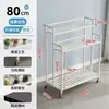 Soporte para Flores Estante de Almacenamiento de Hierro Forjado para Balcón con Ruedas Móvil Soporte para Macetas de Sala de Estar Escalera Multicapa Soporte para Flores para Flores de Jardín