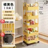 Carrito pequeño estante de almacenamiento de piso estante de almacenamiento de bocadillos para sala de estar estante de almacenamiento para dormitorio estante estantería estantería de múltiples capas móvil