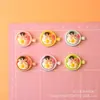 Crayon Shin-chan Sartén para Freír Huevos Dibujo Animado Accesorios de Resina Pegamento de Crema Kit de Material de Decoración DIY Juguete Adorno de Comida Miniatura Lindo