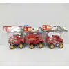 Atacado Brinquedos Infantis Carro de Puxar Menino Desenho Animado Caminhão Container Modelo Barraca de Rua Educação Infantil Educacional Educação Infantil