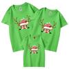 2022 Año Nuevo ropa para padres e hijos camiseta de manga corta decoración familiar para el hogar una familia de tres o cuatro ropa para actividades de Navidad y Año Nuevo