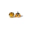 Cabeza de Pendiente de Aleación de Titanio F136 con Base Redonda y Ajuste de Garras, Labret con Zircón 5A Corte Flor de Hielo, Cabeza de Joyería con Tornillo Interno de Titanio G23