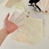 Primavera e verão nu sem costura gelo seda roupas íntimas femininas virilha de algodão antibacteriano cintura respirável de uma peça fina roupa interior feminina