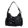 Bolso de viaje retro de gran capacidad, moderno y a la moda, para mujer, nueva colección 2026, diseño artístico, de un solo hombro o para llevar bajo el brazo