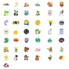 100 Pegatinas Creativas Antropomórficas de Animales Pequeños para Graffiti de 4 cm, Gato Valla Creativo, Pegatinas Impermeables