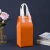 Bolsa Térmica Gruesa para Llevar No Tejida Papel de Aluminio Catering Frío Comida Rápida Té de Leche Pastel Bolsa de Mano Desechable Personalización