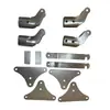 Accesorios para cama de hierro herrajes conector de inserción soporte de hierro triangular placa accesorios para cama de campamento de ayuda en desastres para muebles