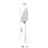 Acero inoxidable transfronterizo vajilla pública banquete pala para pizza cuchara de servicio para comida occidental Tenedor colador hotel auto-servicio piezas públicas juego