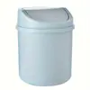 Mini Papelera de Escritorio Cubo de Basura Pequeño Tubo con Tapa Papelera de Dormitorio Cubo de Basura Caja de Almacenamiento para Espacio de Trabajo Limpio Hogar Escritorio