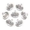 Instrumentos Musicais Estilo Retrô Ins Pingente Prata Antiga DIY Colar Pulseira Feito à Mão Acessórios Criativos Boutique Explosões