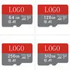 Atacado do Fabricante Cartão Tf, Cartão de Memória Atualizado, Cartão de Memória 8g, Cartão de Memória Expansível 32g 64g 1Tb, Comércio de Exportação