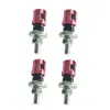 Parafusos para Placa de Licença, Parafusos para Suporte de Placa de Carro, Acessórios Decorativos, Parafusos Anti-Ferrugem, Kit em Atacado, Adequado para Motocicletas
