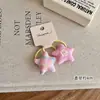 Pinza para el pelo de caramelo de cuadros rosas para niños, pinza BB lateral para flequillo para niñas, goma para el pelo, banda elástica para el pelo, diadema