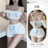 Japonês soft girl bonito yugui cão pijamas sexy doce sexy lingerie quente paixão terno geração de cabelo 2456
