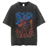 Camiseta Manga Corta Cuello Redondo Lavable Anime Motosierra Y2Kt Ropahombre Ropa de Hombre Estilo Nuevo Camiseta Camiseta de Hombre