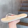 Sandalias Casuales para Estudiantes de Verano Vacaciones en la Playa Antideslizantes Simples de Color Sólido Bloque de Color Playa Suela Plana Chanclas Mujer